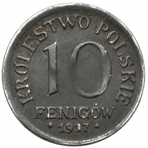 Królestwo Polskie, 10 fenigów 1917