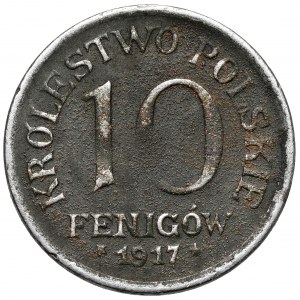 Królestwo Polskie, 10 fenigów 1917