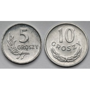 5 i 10 groszy 1949-1971 - zestaw (2szt)