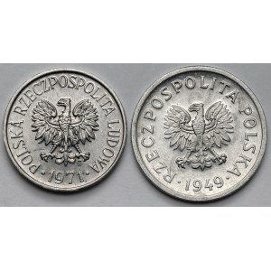5 i 10 groszy 1949-1971 - zestaw (2szt)