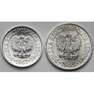 10 i 20 groszy 1965-1967 - zestaw (2szt)