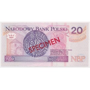 20 zł 1994 - WZÓR - AA 0000000 - Nr 1718