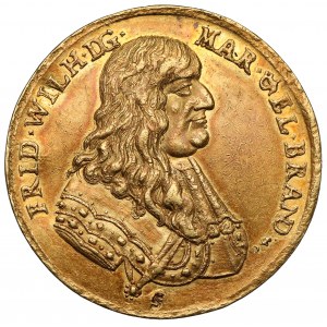 Prusy, Fryderyk Wilhelm, 5 dukatów 1656 - medal Bitwa pod Warszawą (Höhn)