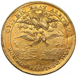 Prusy, Fryderyk Wilhelm, 5 dukatów 1656 - medal Bitwa pod Warszawą (Höhn)