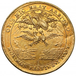 Prusy, Fryderyk Wilhelm, 5 dukatów 1656 - medal Bitwa pod Warszawą (Höhn)