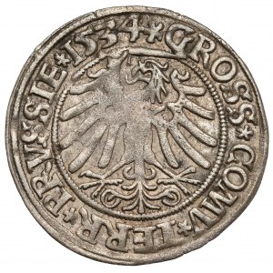 Zygmunt I Stary, Grosz Toruń 1534 - w czepcu
