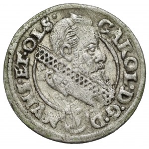 Śląsk, Karol II, 3 krajcary 1614, Oleśnica