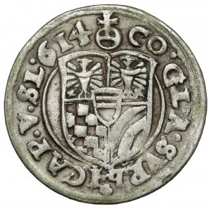 Śląsk, Karol II, 3 krajcary 1614, Oleśnica