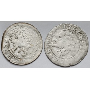 Czechy, Ferdynand I Habsburg (1526-1564) Grosz praski - zestaw (2szt)