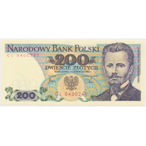 200 zł 1982 - CL