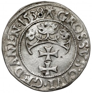 Zygmunt I Stary, Grosz Gdańsk 1538