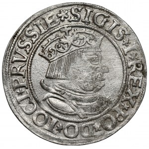 Zygmunt I Stary, Grosz Toruń 1534 - z włosami