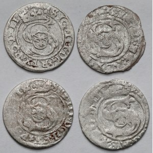 Zygmunt III Waza, Szelągi Ryga - zestaw (4szt)