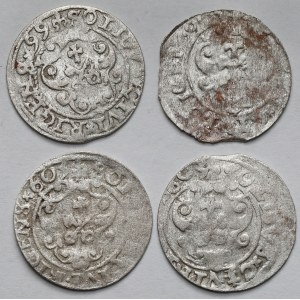 Zygmunt III Waza, Szelągi Ryga - zestaw (4szt)