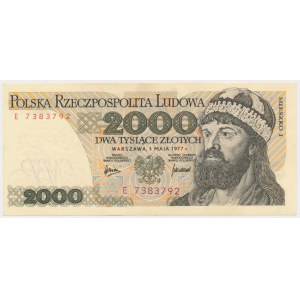 2.000 zł 1977 - E