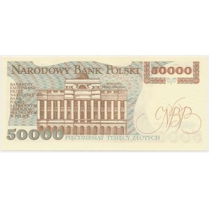 50.000 zł 1989 - AA 0000657 - niski numer