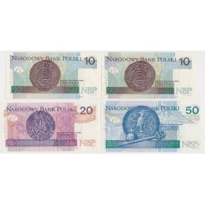10, 20 i 50 zł 2016-2017 - AW-AZ - zestaw (4szt)