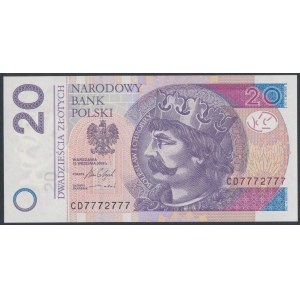 20 zł 2016 CD - 7772777 - radarowy - bardzo ładny