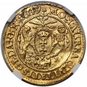 Jan II Kazimierz, Dukat Gdańsk 1649 GR