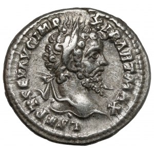 Septymiusz Sewer (193-211 n.e.) Denar, Laodicea ad Mare