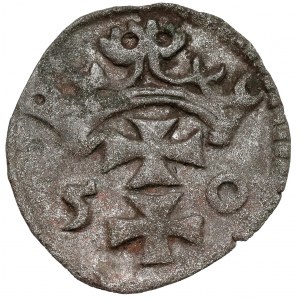 Zygmunt II August, Denar Gdańsk 1550