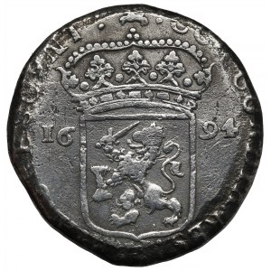 Niderlandy, Gelderland, Silver ducat 1694 - z wraku