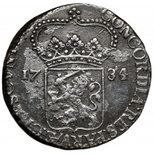 Niderlandy, Overijssel, Silver ducat 1734 - z wraku