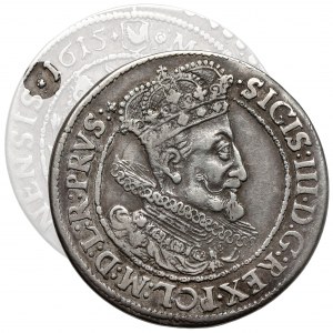 Zygmunt III Waza, Ort Gdańsk 1615 - typ II - nieopisany