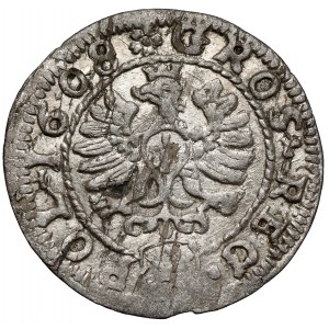 Zygmunt III Waza, Grosz Kraków 1608 - TRÓJLISTKI - b.rzadki