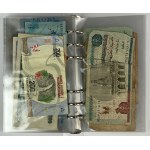 Świat, Monety i Banknoty, Zestaw MIX - w klaserze