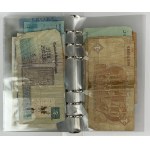 Świat, Monety i Banknoty, Zestaw MIX - w klaserze