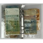 Świat, Monety i Banknoty, Zestaw MIX - w klaserze