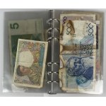 Świat, Monety i Banknoty, Zestaw MIX - w klaserze