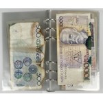 Świat, Monety i Banknoty, Zestaw MIX - w klaserze