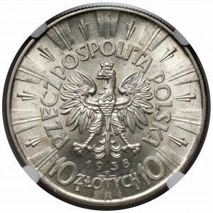 Piłsudski 10 złotych 1938