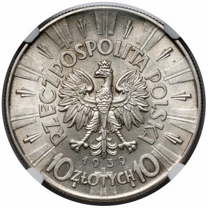 Piłsudski 10 złotych 1939