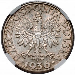 Żaglowiec 2 złote 1936