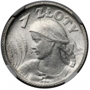 Kobieta i kłosy 1 złoty 1924