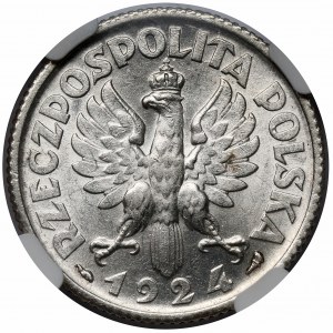 Kobieta i kłosy 1 złoty 1924