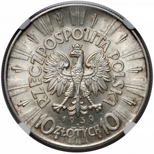 Piłsudski 10 złotych 1939