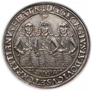 Śląsk, Trzej Bracia, Talar 1656, Brzeg