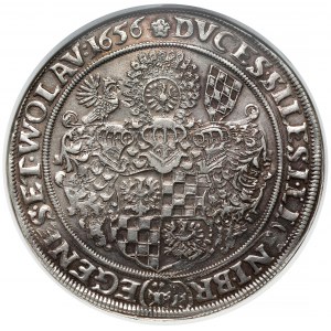 Śląsk, Trzej Bracia, Talar 1656, Brzeg