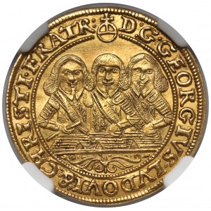 Śląsk, Trzej Bracia, Dukat 1653, Brzeg