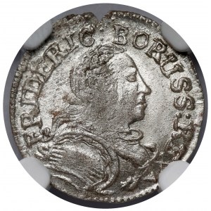 Śląsk, Fryderyk II Wielki, Krajcar 1756-B, Wrocław