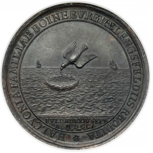 Niemcy, Fulda-Bistum, Adalbert I von Schleifras, Medal 1701 (Christian Wermuth)