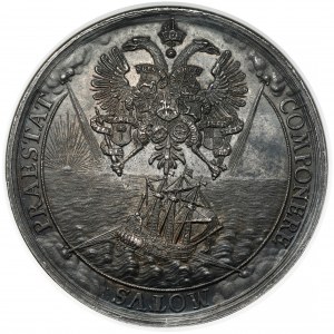 Niemcy, Fulda-Bistum, Adalbert I von Schleifras, Medal 1701 (Christian Wermuth)