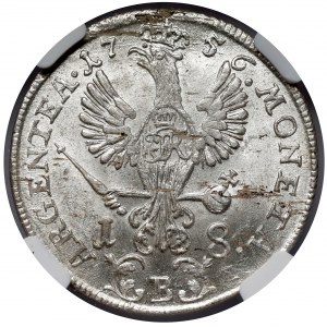 Śląsk, Fryderyk II Wielki, Ort 1756-B, Wrocław