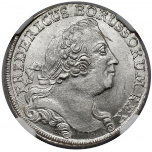 Śląsk, Fryderyk II Wielki, 8 dobrych groszy 1759-B, Wrocław