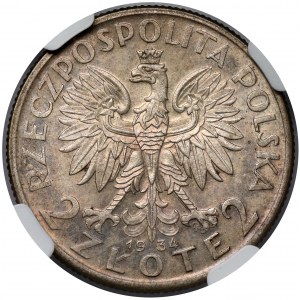 Głowa Kobiety 2 złote 1934