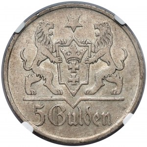 Gdańsk, 5 guldenów 1923